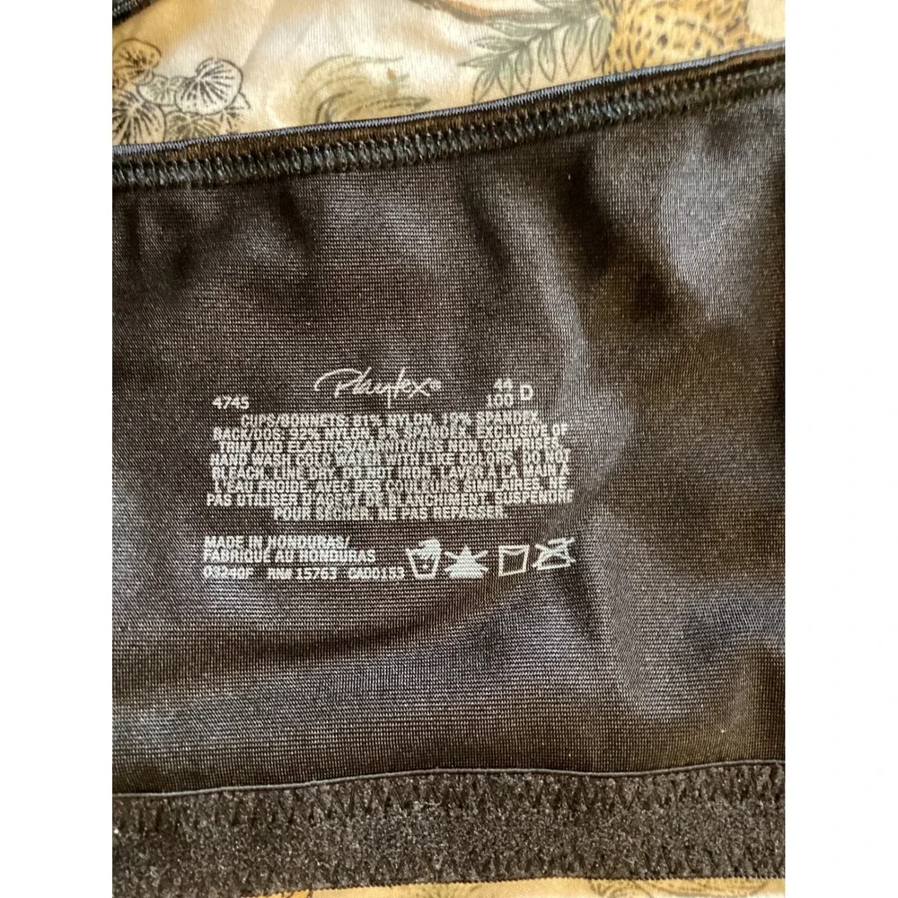 Playtex 18‎ Hour Ultimate Lift & Support Wirefree Bra Black 44D 4745 NIB